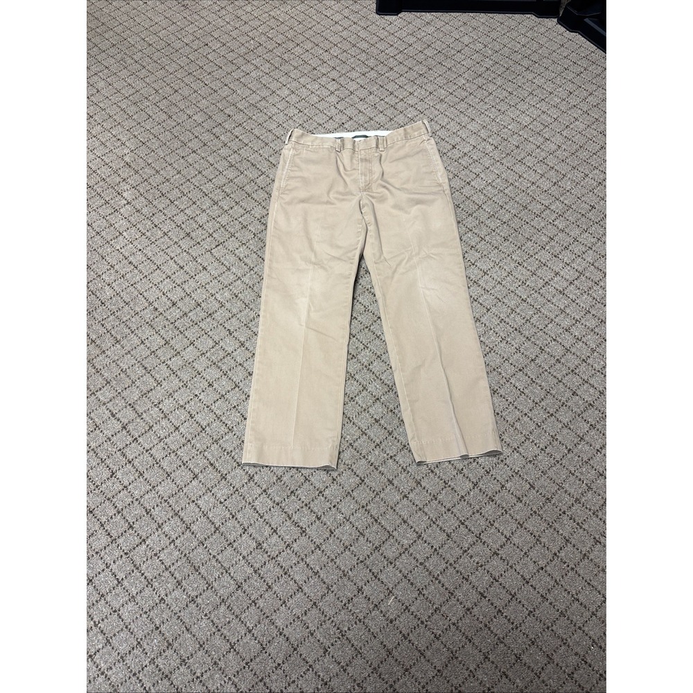L.L. BEAN  standard Fit Casual Dress Pants Beige/Tan Men's Size W34